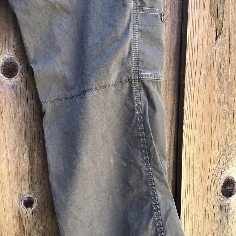 KUHL Free Range Gray Cargo Hiking Pants Outdoor Trail Utility Size 8 Regular - Picture 6 of 9